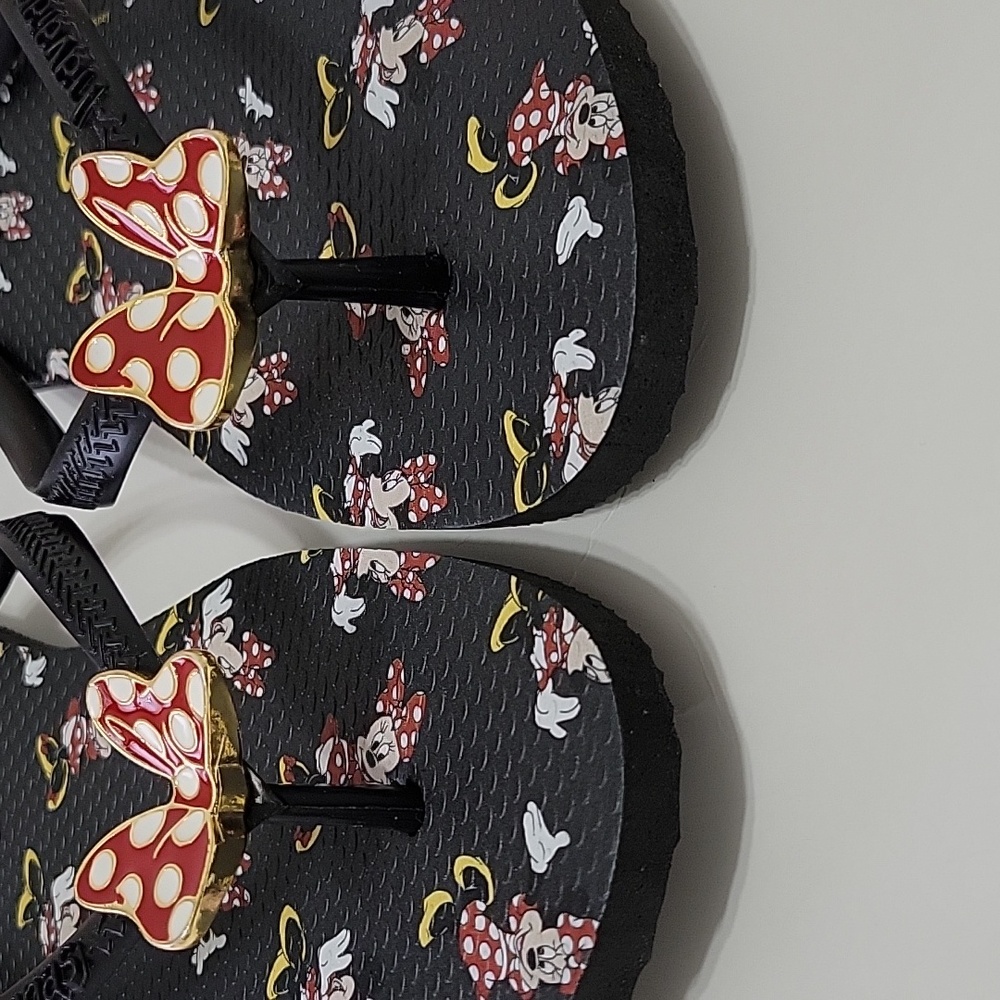 Disney Parks Flip Flop By Havaianas Minnie Mouse - Picture 3 of 12